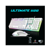 Ensemble Clavier et Souris Gamer Filaire SPIRIT OF GAMER ULTIMATE 600 - Blanc