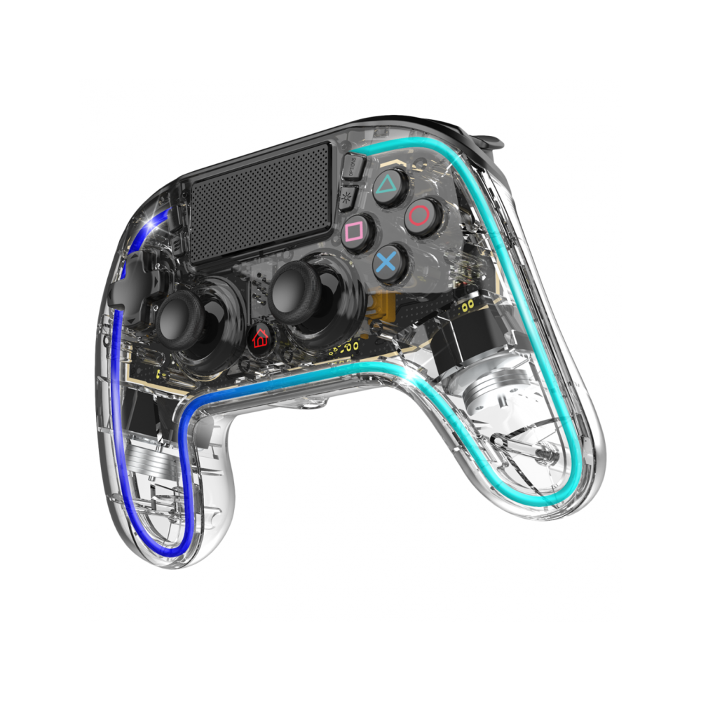 Manette de Jeu Sans Fil SPIRIT OF GAMER NÉON RGB - Transparente