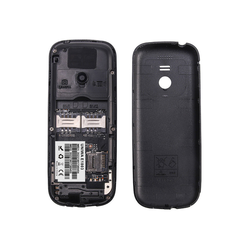 TÉLÉPHONE PORTABLE UNIWA E1803 -NOIR