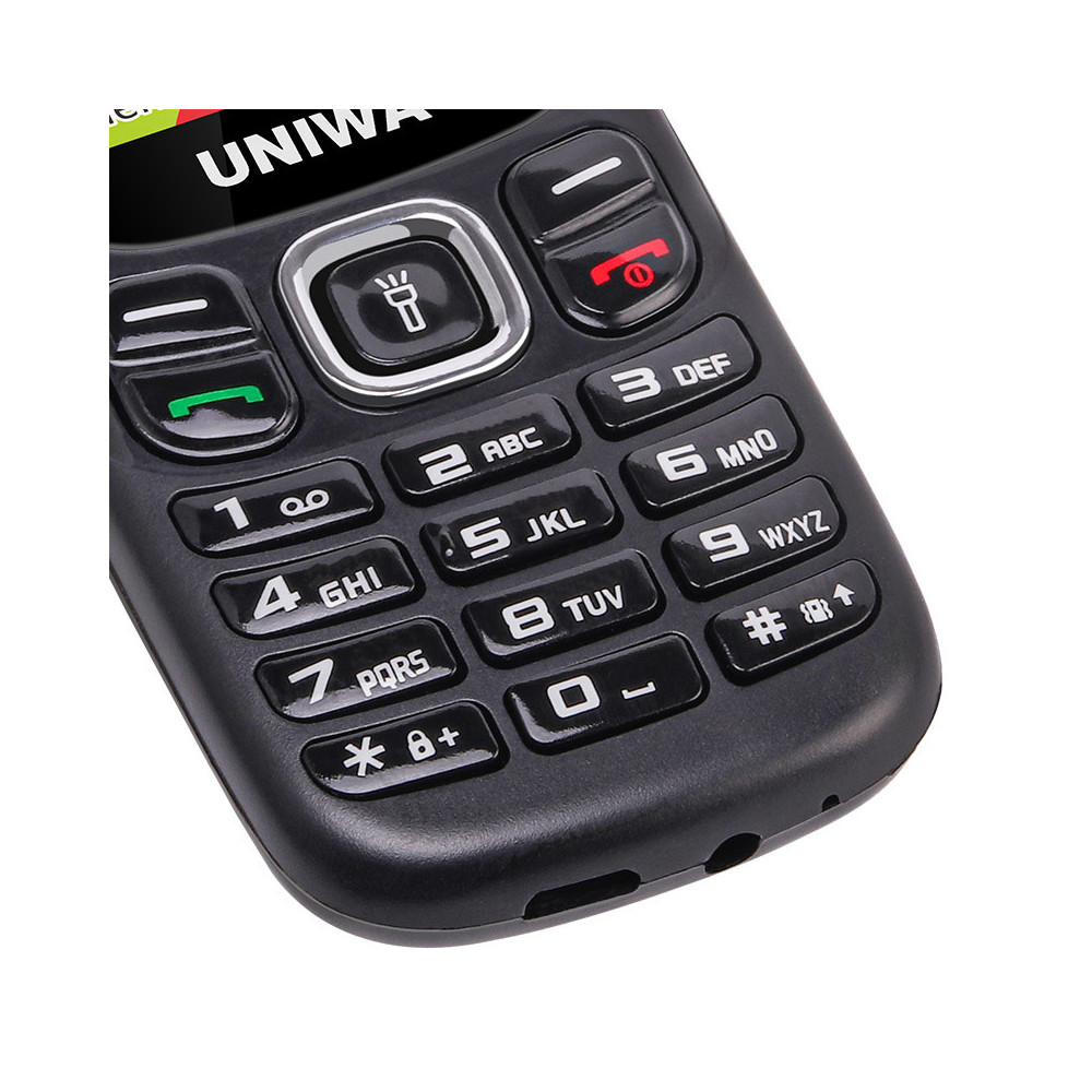 TÉLÉPHONE PORTABLE UNIWA E1803 -NOIR