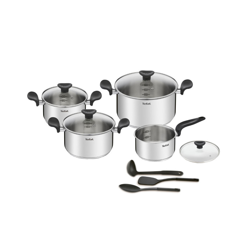 Set De Cuisine TEFAL 11 Pièces / Inox / E308SB74