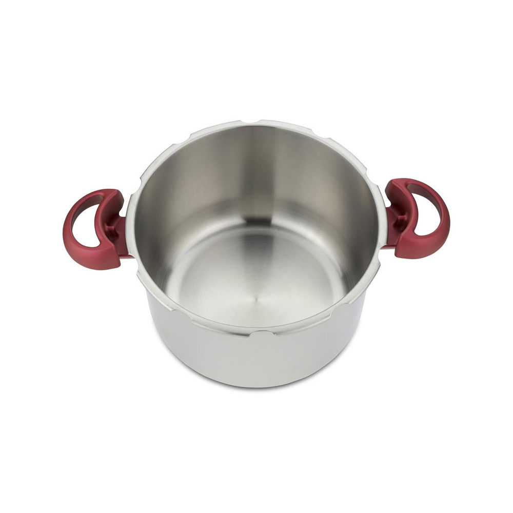 Cocotte Clipso TEFAL Minute Easy 6 Litres - Rouge & Blanc