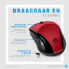 Souris sans fil HP 220 / Rouge