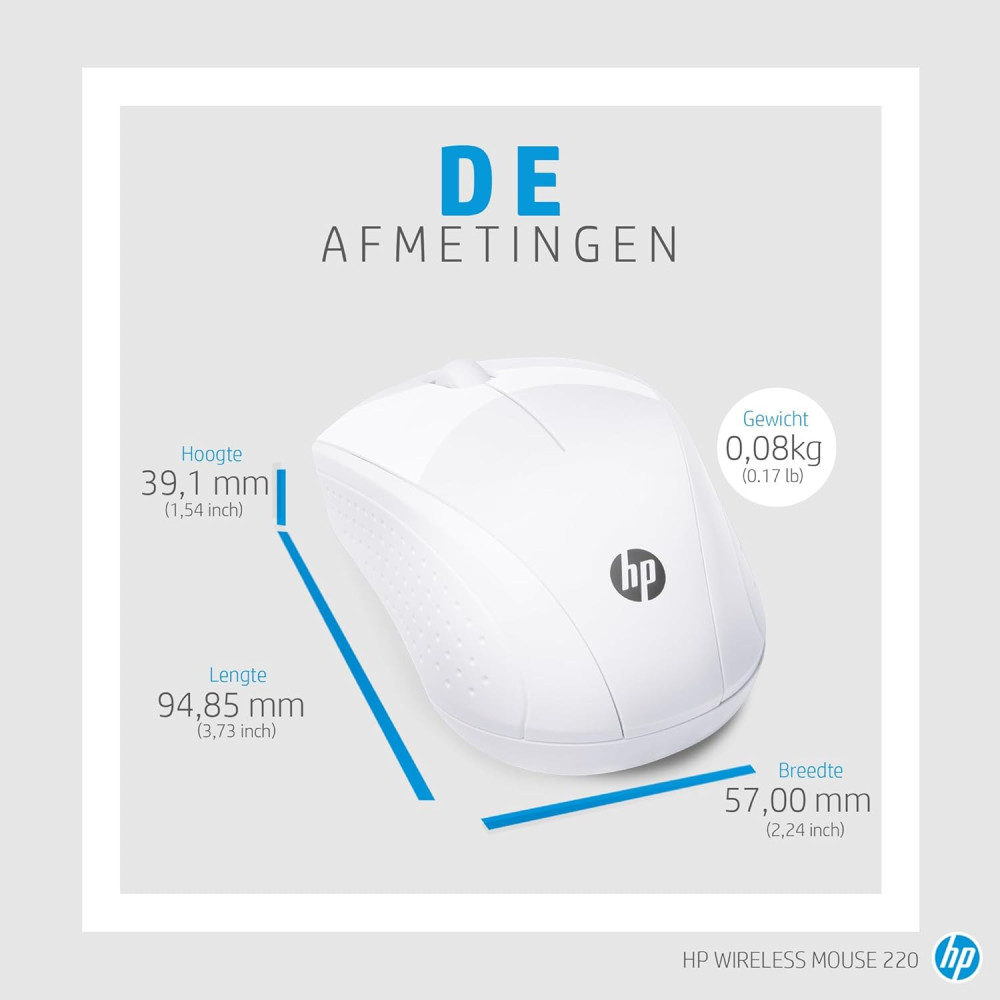Souris sans fil HP 220 / Blanc