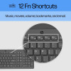 Clavier filaire HP 150 Azerty  / Noir