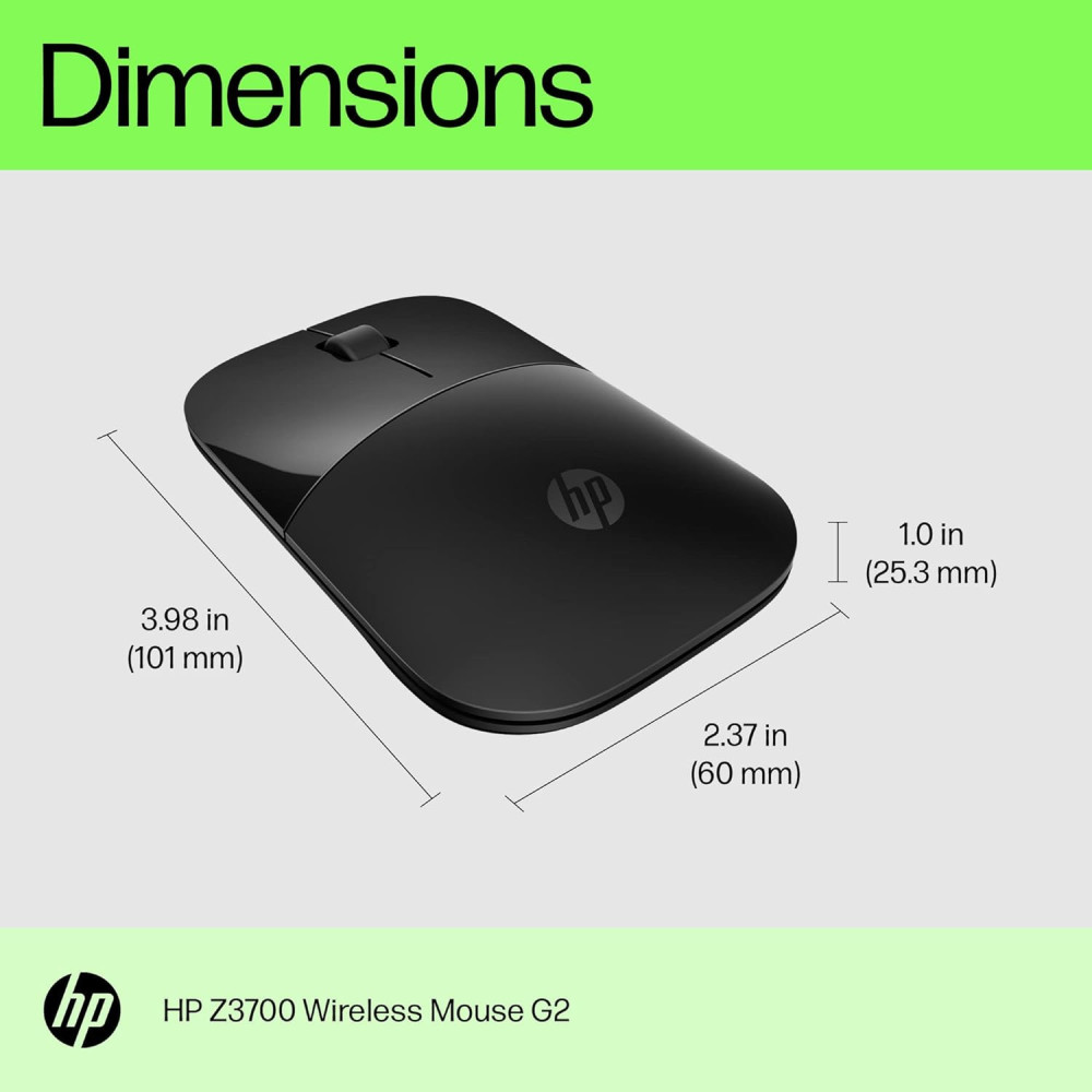 Souris sans fil HP Z3700 Gold
