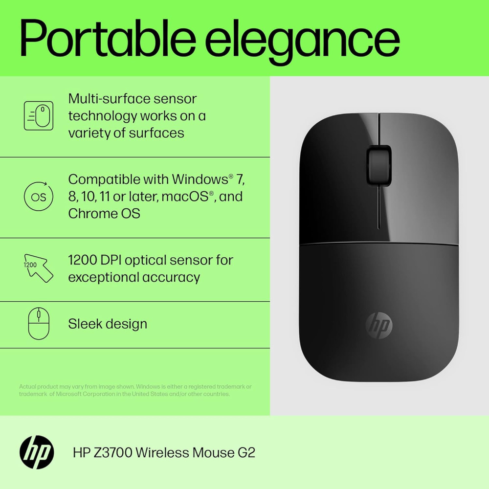 Souris sans fil HP Z3700 Gold