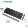 Ensemble Clavier et Souris Sans Fil HP 230 AZERTY ARABE