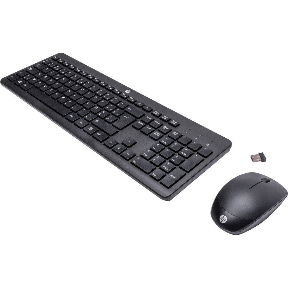 Ensemble Clavier et Souris Sans Fil HP 230 AZERTY ARABE