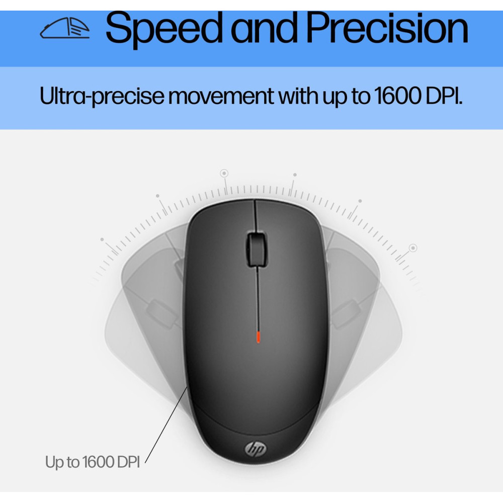 Ensemble Clavier et Souris Sans Fil HP 230 AZERTY ARABE