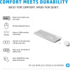 Ensemble Clavier et Souris Sans Fil HP 230 / Blanc