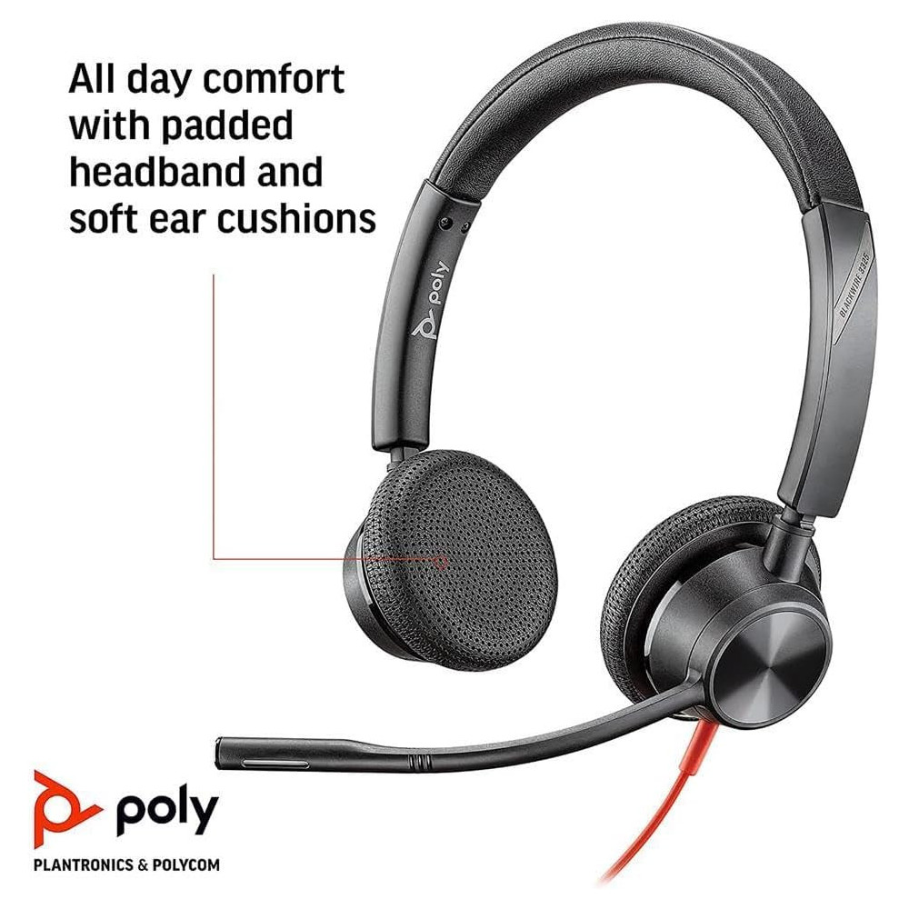 Micro-Casque HP Poly Blackwire 3325 (8X222AA)