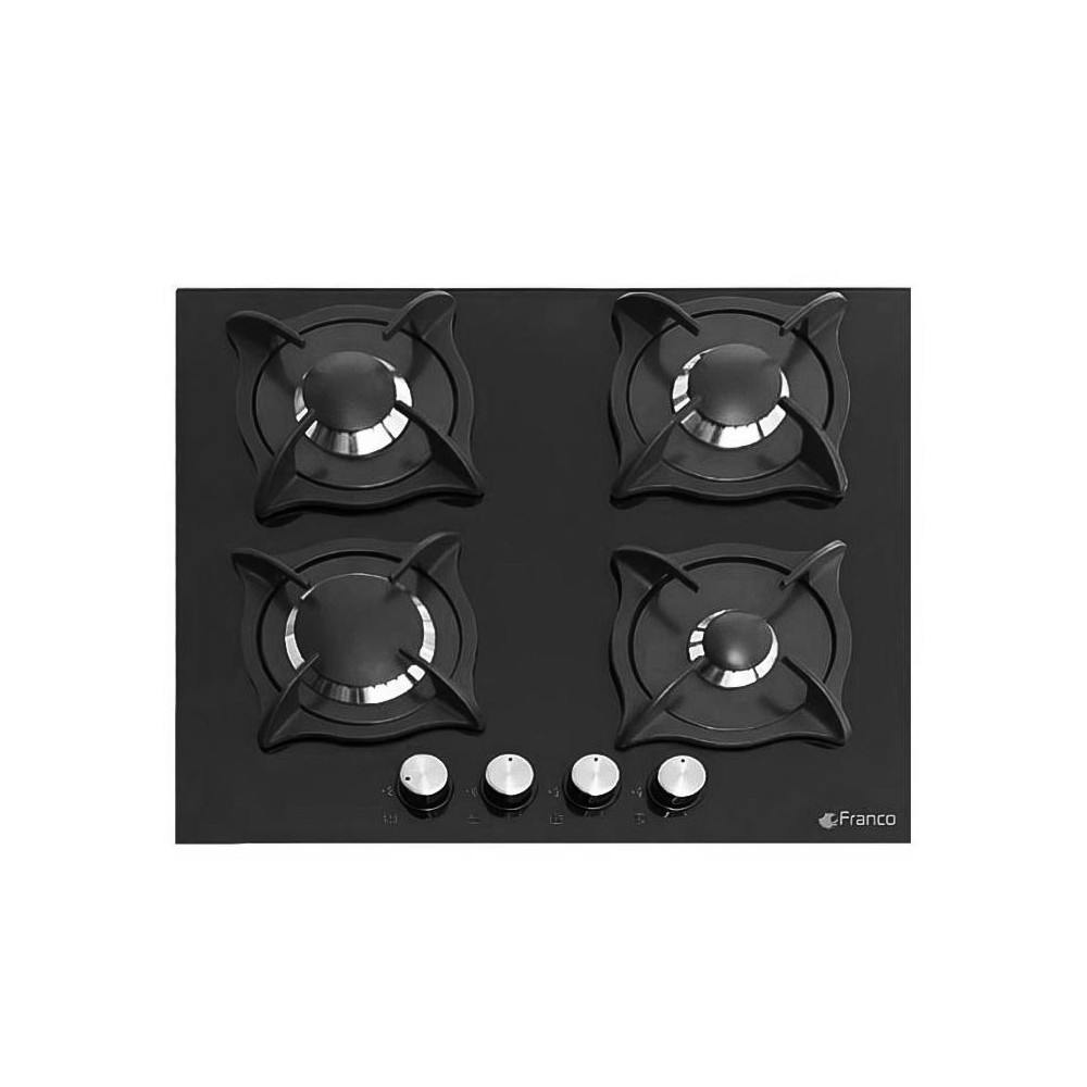 Plaque De Cuisson Encastrable FRANCO 4Feux / Noir / FR-364-BF