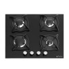 Plaque De Cuisson Encastrable FRANCO 4Feux / Noir / FR-364-BF