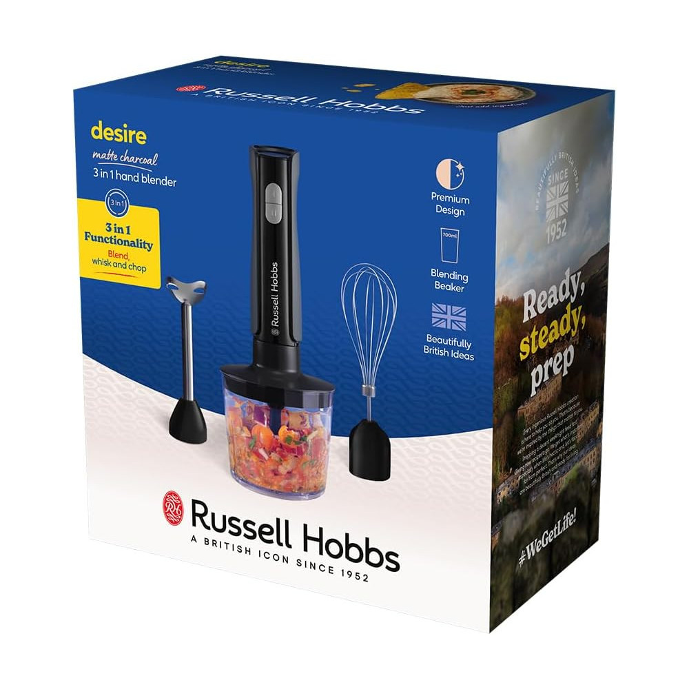 Mixeur Plongeant 3en1 RUSSELL HOBBS Desire 27141-56 500W
