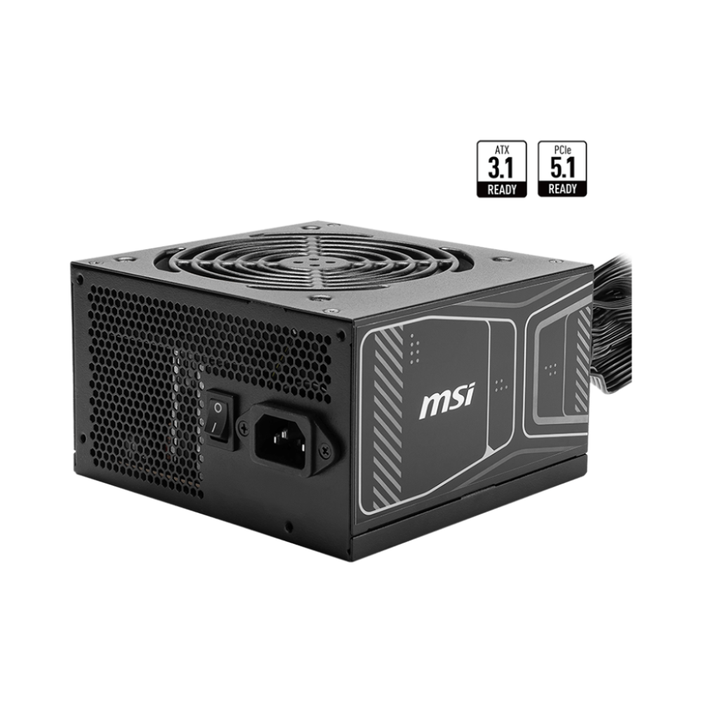 Boîte d'alimentation MSI MPG A850GN PCIE5 / 850 Watts / ATX / 80 PLUS Gold / Noir