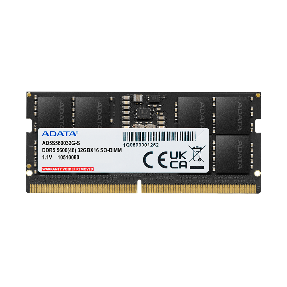 Barrette Mémoire Adata SO-DIMM 32 Go DDR5 / 5600 Mhz