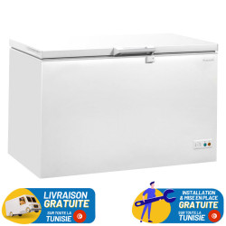 CONGELATEUR/REFROIDISSEUR HORIZONTAL FOCUS 407 LITRES / BLANC / FC-4001W