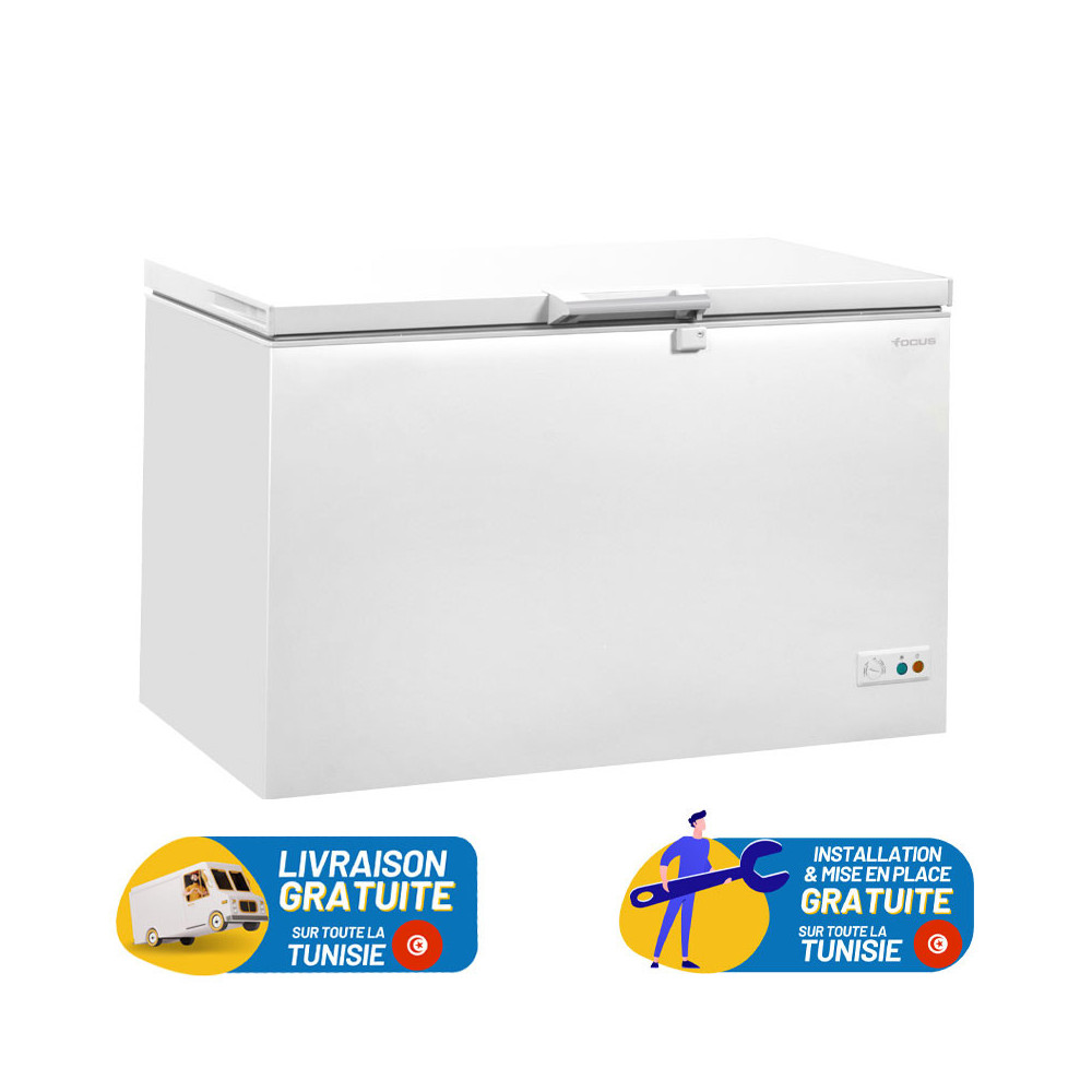 CONGELATEUR/REFROIDISSEUR HORIZONTAL FOCUS 407 LITRES / BLANC / FC-4001W