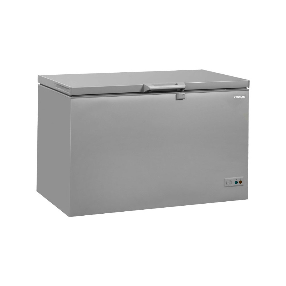 CONGELATEUR/REFROIDISSEUR HORIZONTAL FOCUS 407 LITRES SILVER / PORTE INOX / FC-4001X