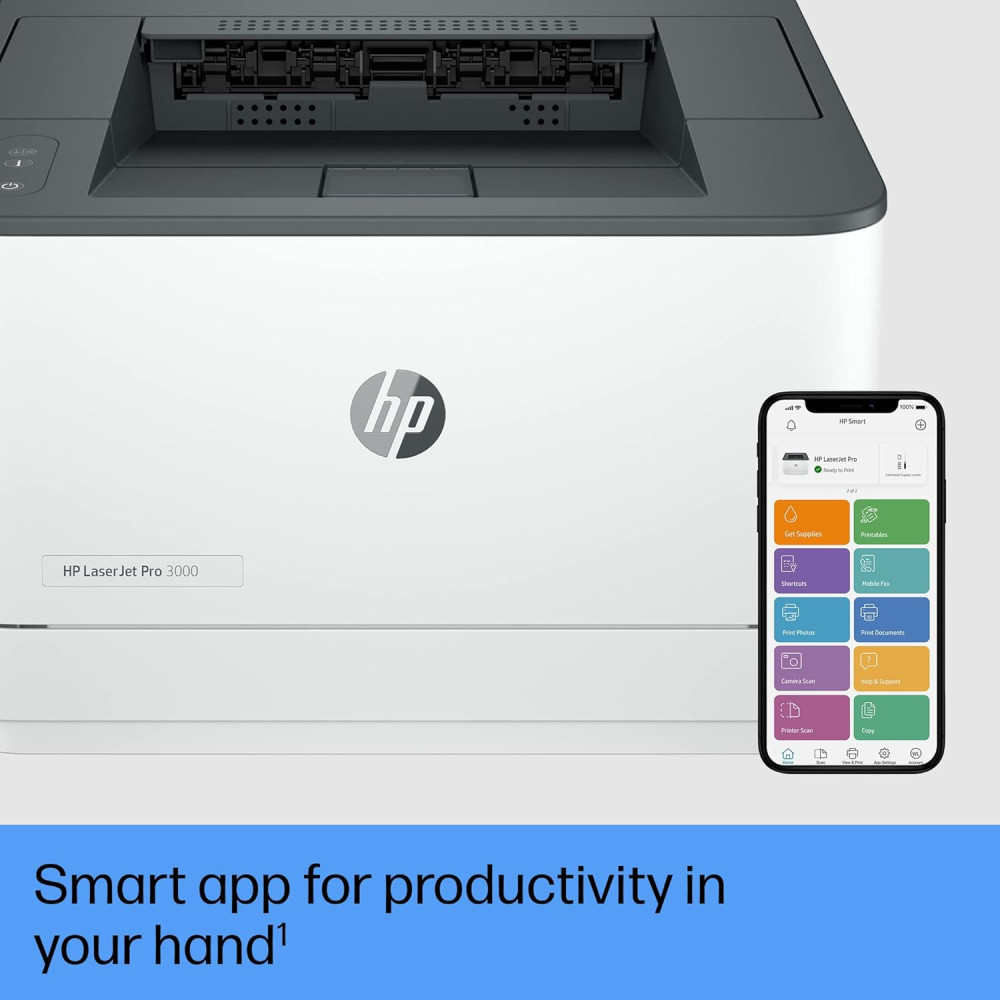 Imprimante HP LaserJet Pro 3003dn / Monochrome / A4 / Blanc