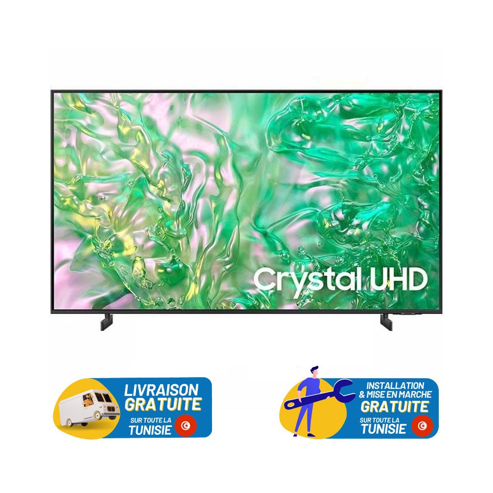 TV SAMSUNG 65" CRYSTAL 65DU8000 UHD 4K SMART TV
