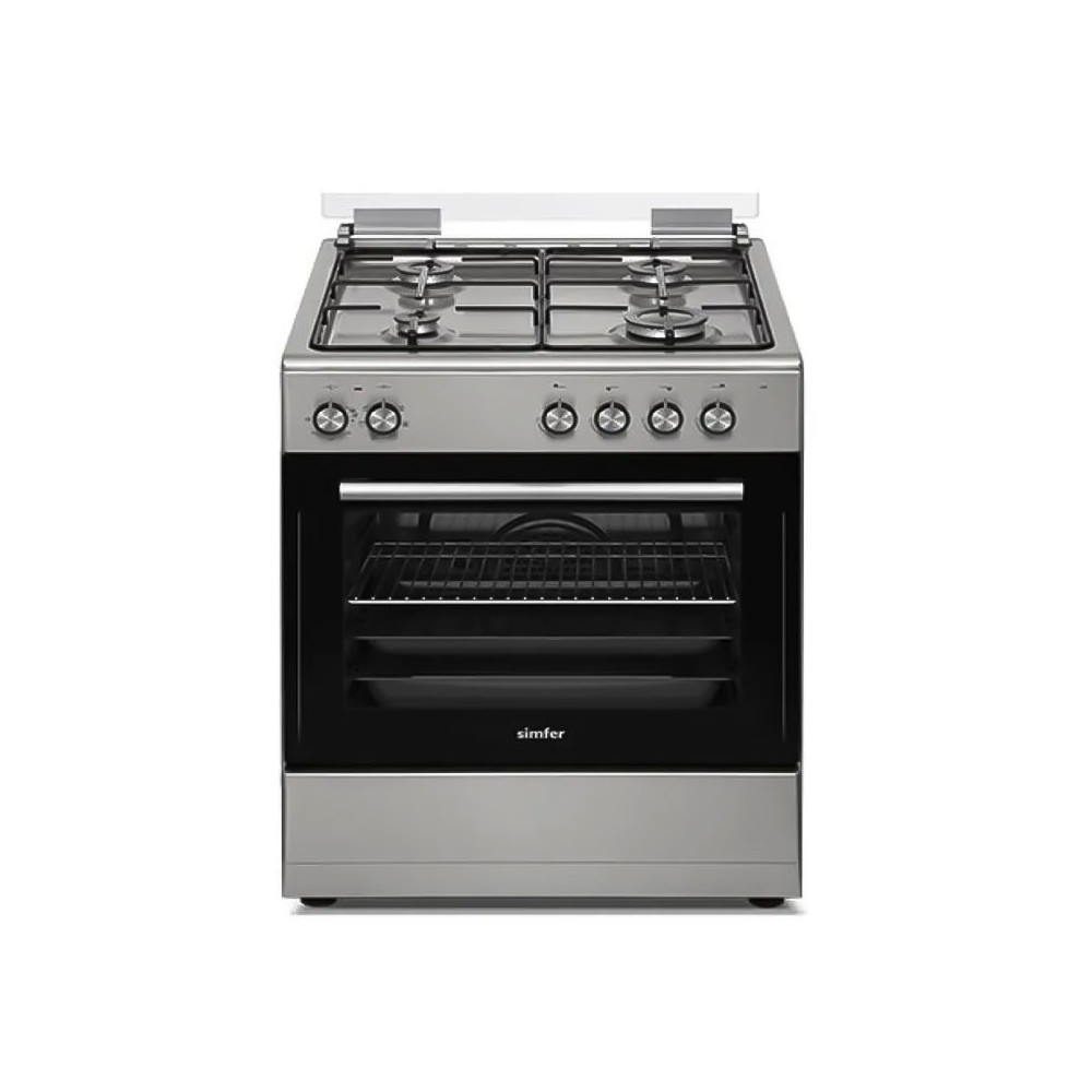 CUISINIÈRE 4FEUX SIMFER F 6035-SGEI - CHALEUR TOURNANTE ÉLECTRIQUE - INOX