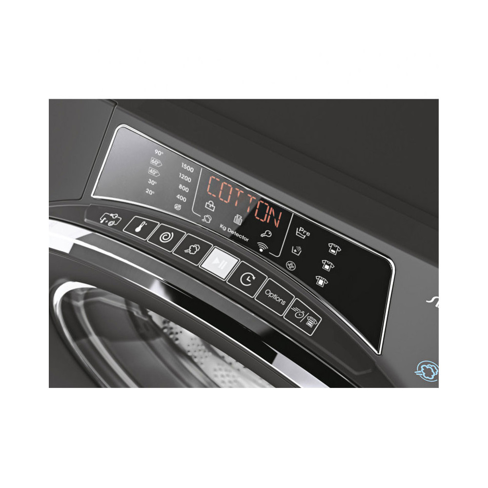 Lavante Sechante CANDY INVERTER RAPIDO PRO 12KG / 8KG SILVER / RWD4128RC