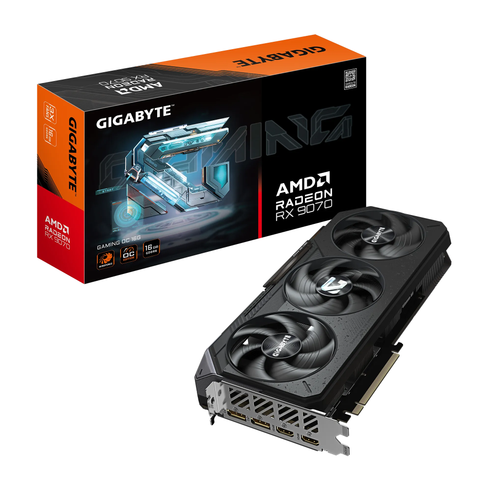 Carte graphique Gigabyte Radeon RX 9070 GAMING OC / 16 Go GDDR6