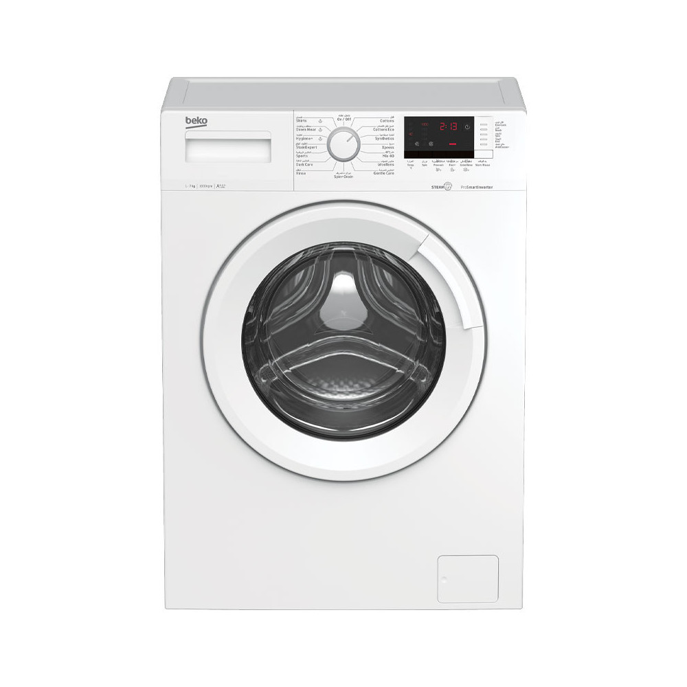 LAVE LINGE BEKO 7KG 1000trs INVERTER / BLANC / WUE7612XWW +200 Bon de Réduction