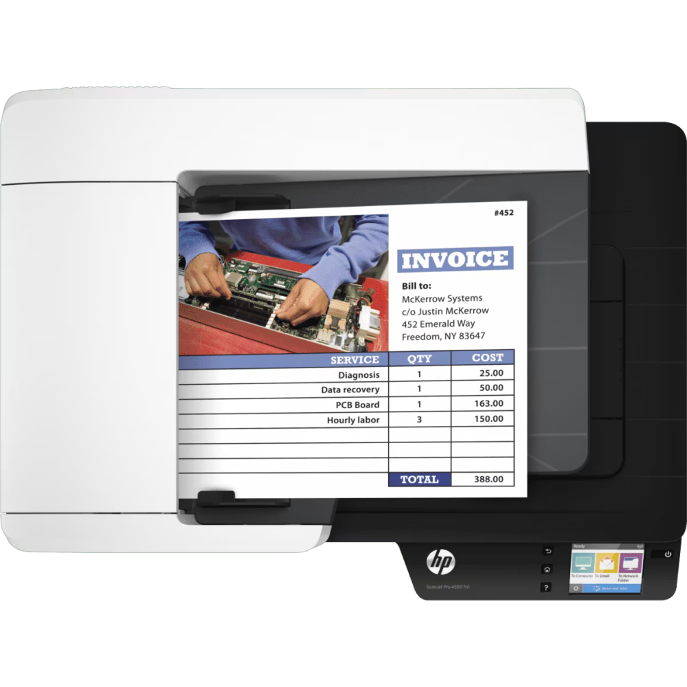 Scanner à plat HP ScanJet 4500fn1 / Réseau