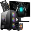Setup Gamer Special Pc de Bureau Gaming / Ryzen 5 5500 / RTX 3050 6G / 32 Go Avec Écran Gaming MSI 24.5" Full HD IPS / 180 Hz