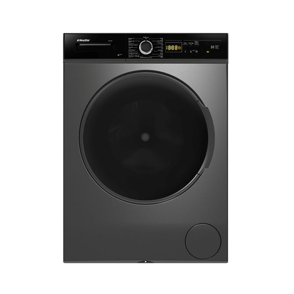 MACHINE A LAVER AUTOMATIQUE NEWSTAR 9KG / DARK INOX / BIG DOOR / MFA0910DX