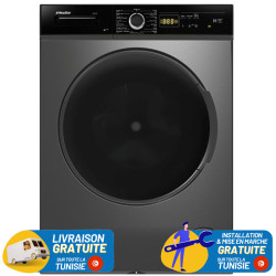 MACHINE A LAVER AUTOMATIQUE NEWSTAR 9KG / DARK INOX BIG / MFA0910DXDOOR