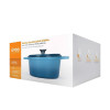 Cocotte Ronde LIVOO Bleu 4 Litres / Bleu / MEP128B