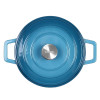 Cocotte Ronde LIVOO Bleu 4 Litres / Bleu / MEP128B
