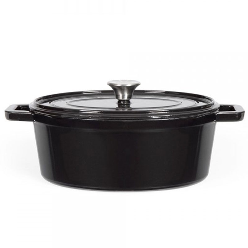 Cocotte Ovale LIVOO 4,5 Litres / Noir / MEP129N