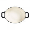 Cocotte Ovale LIVOO 4,5 Litres / Noir / MEP129N