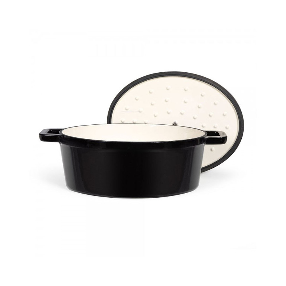Cocotte Ovale LIVOO 4,5 Litres / Noir / MEP129N