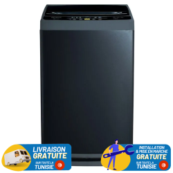 Lave linge Top BIOLUX MTOP13S / 13 Kg / Acier Noir / MTOP13S