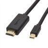 CABLE MINI DISPLAY TO HDMI 1.8 M - 4K  -   NOIR