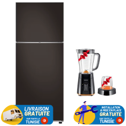 Réfrigérateur Samsung RT42 / 415 LITRES / NoFrost / Inverter / WiFi / Cotta charbon / RT42CG6644C2 + Blender KENWOOD