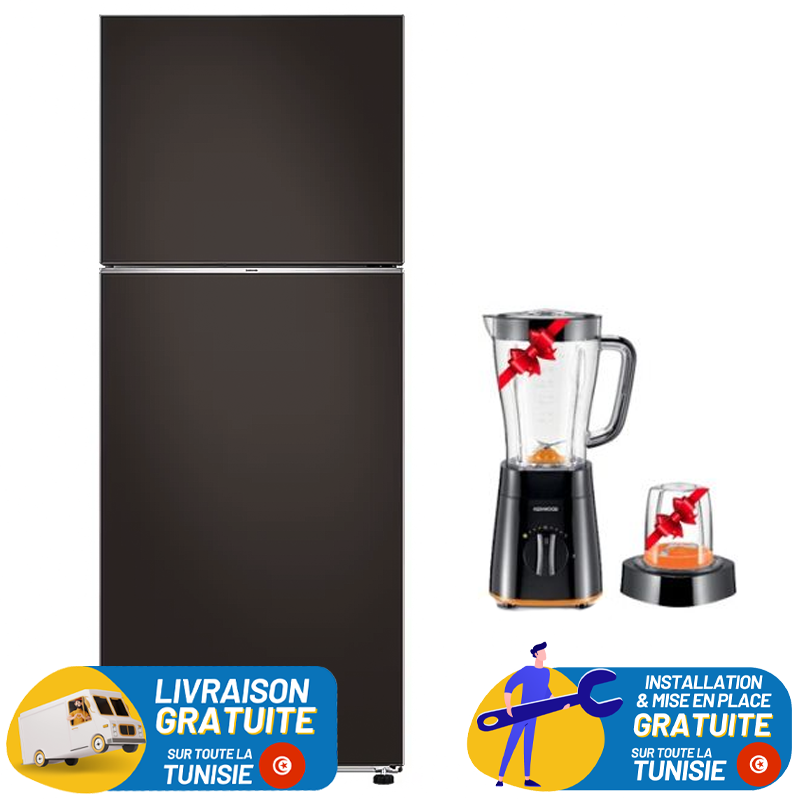 Réfrigérateur Samsung RT42 / 415 LITRES / NoFrost / Inverter / WiFi / Cotta charbon / RT42CG6644C2 + Blender KENWOOD