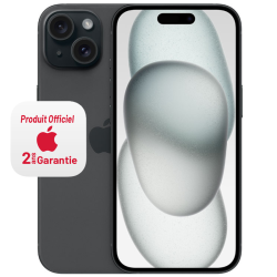 Smartphone Apple iPhone 15 / 5G / 6 Go / 128 Go / Noir
