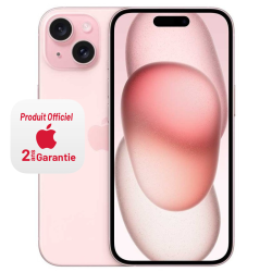 Smartphone Apple iPhone 15 / 5G / 6 Go / 128 Go / Rose