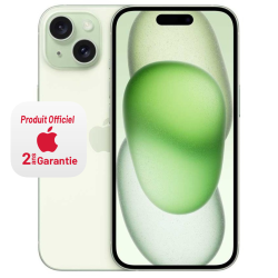 Smartphone Apple iPhone 15 / 5G / 6 Go / 128 Go / Vert
