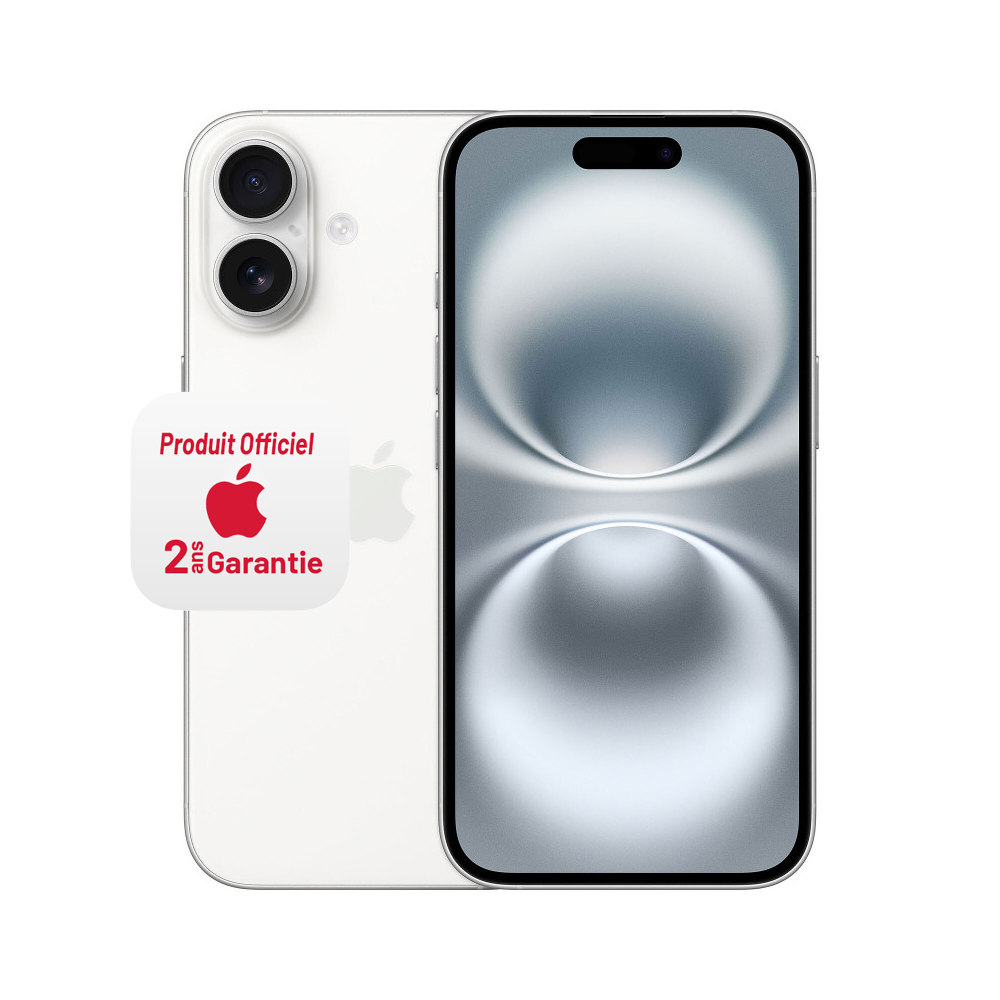 Apple iPhone 16 128 Go 5G / Blanc