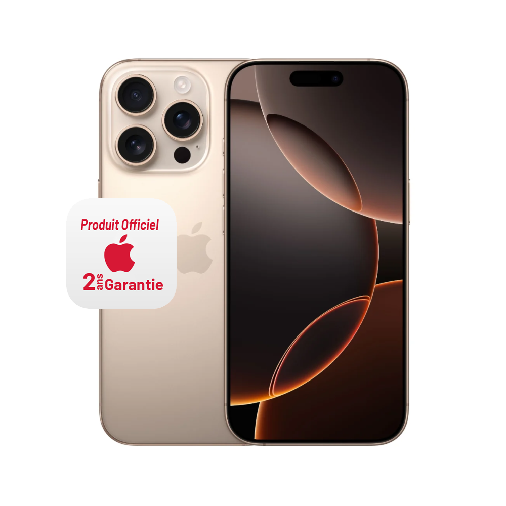 Apple iPhone 16 Pro 5G / 256 Go / Gold Titanium
