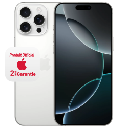 Apple iPhone 16 Pro Max 5G / 256 Go / Blanc Titanium