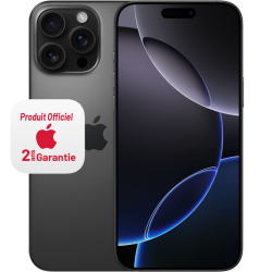 Apple iPhone 16 Pro Max 5G / 256 Go / Noir